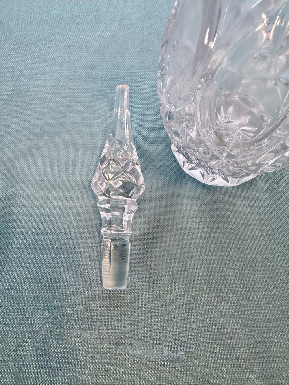 VTG ~ Princess House Crystal Decanter w/Stopper ~ circa 1970’s West Germany #776 - Picture 8 of 8